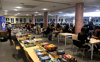 Na jeden dzień biblioteka uniwersytecka stała się świątynią fanów gier planszowych